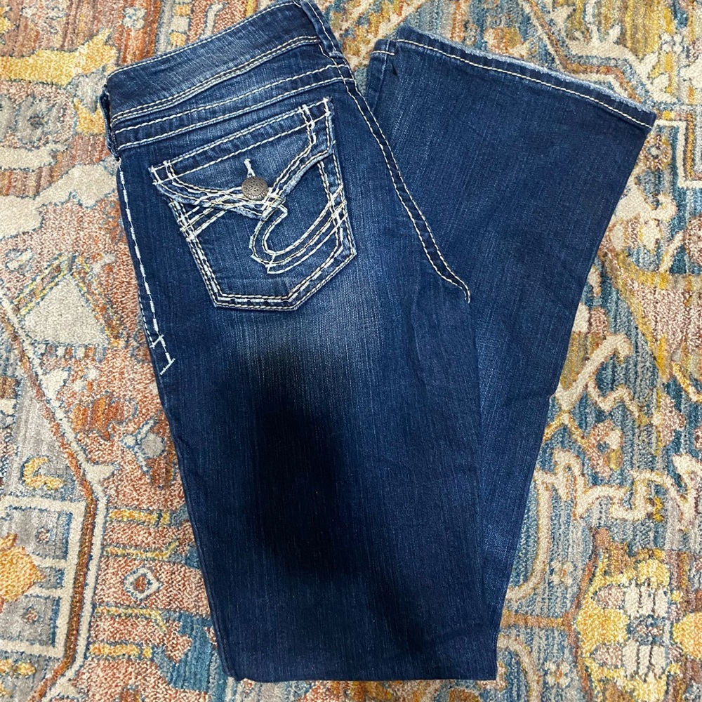 Silver jeans. Size 27.